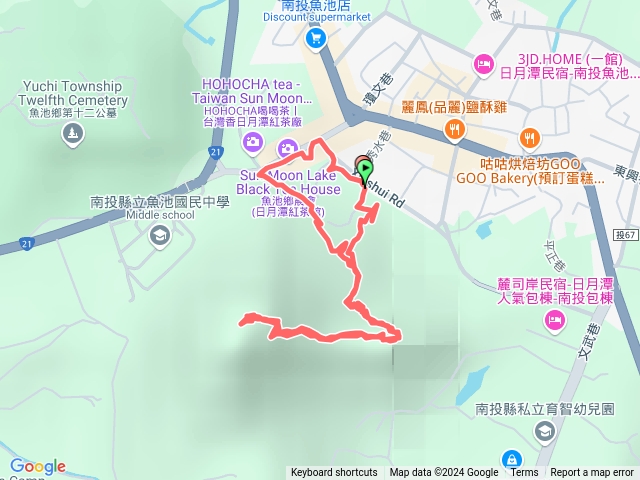 魚池尖登山步道