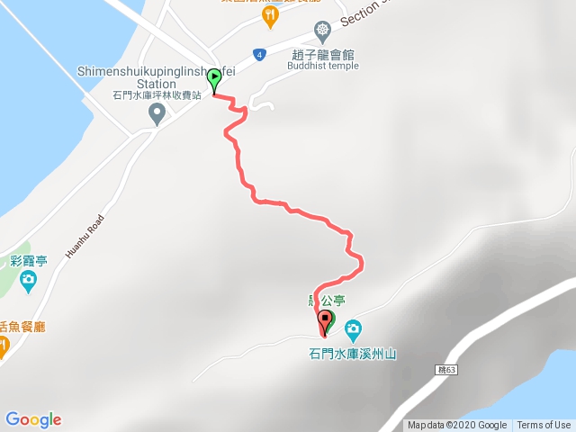 溪洲山單趟爬坡