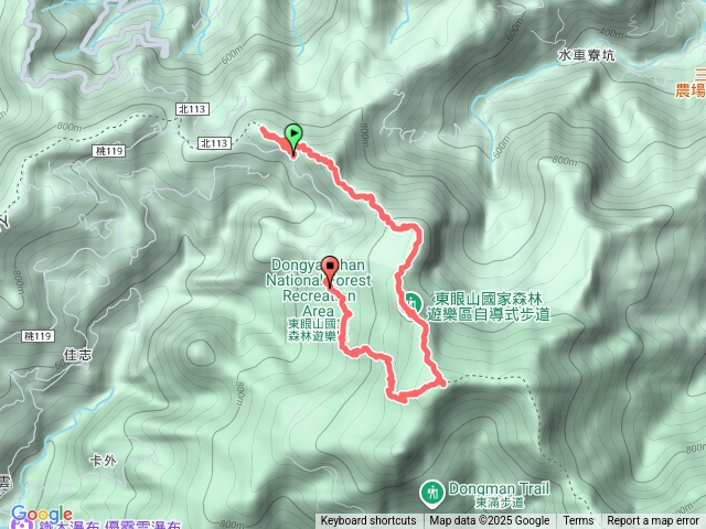志繼山連走東眼山