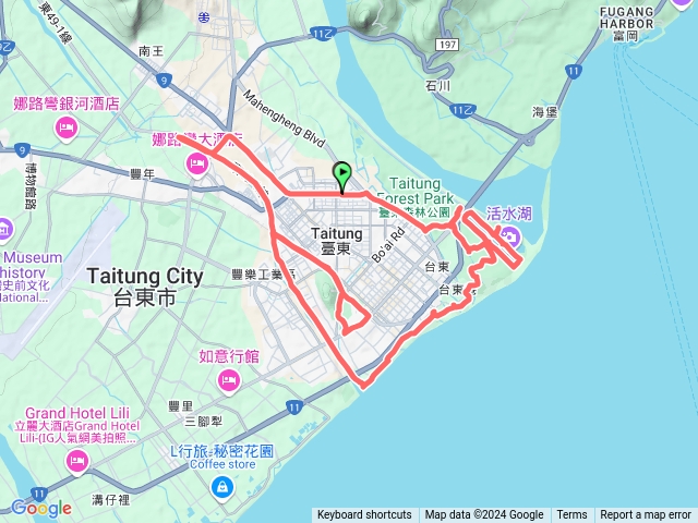 台東活水湖鐵馬道