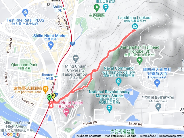 哈劍潭山步道遊