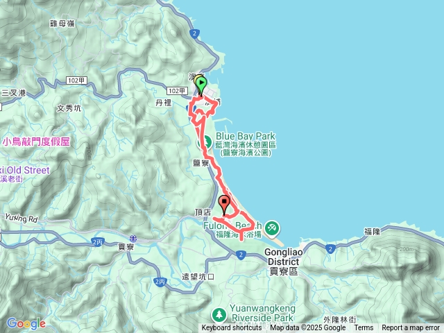 龍門-鹽寮-澳底自行車道U-bike徒步預覽圖