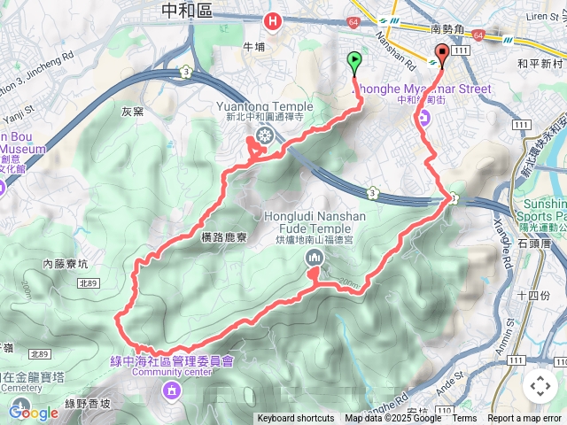 圓通寺烘爐地縱走