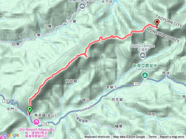 石牛山四連峰