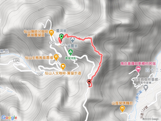 仙山(靈洞宮上，八仙古道入口下)大O型