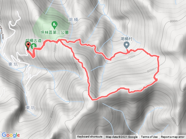 東坑山、建牌崙、胡桶古道