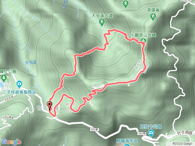 小關音山西峰 - 小關音山主峰