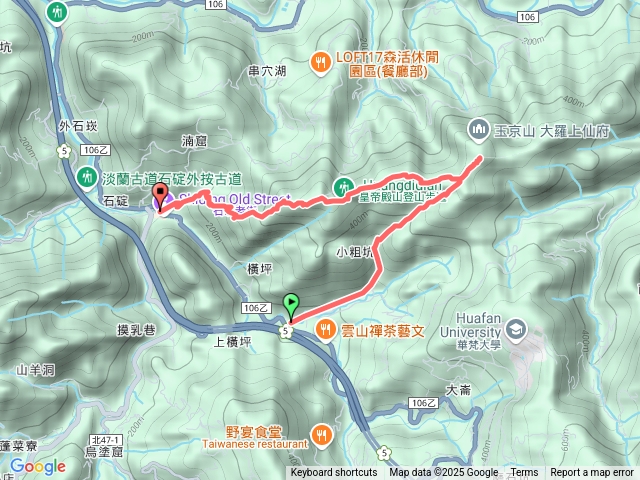 小粗坑-皇帝殿東峰-天王峰-皇帝殿西峰-石碇