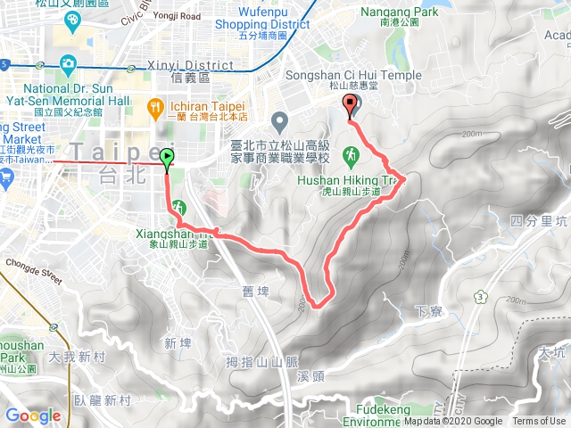 小百岳集起來南港山縱走親山步道(拇指山、南港山、象山、九五峰)202010031344
