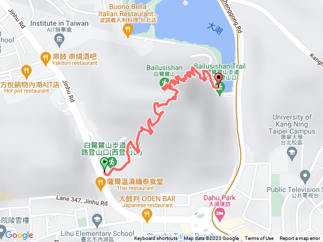 白鷺鷥山登山步道