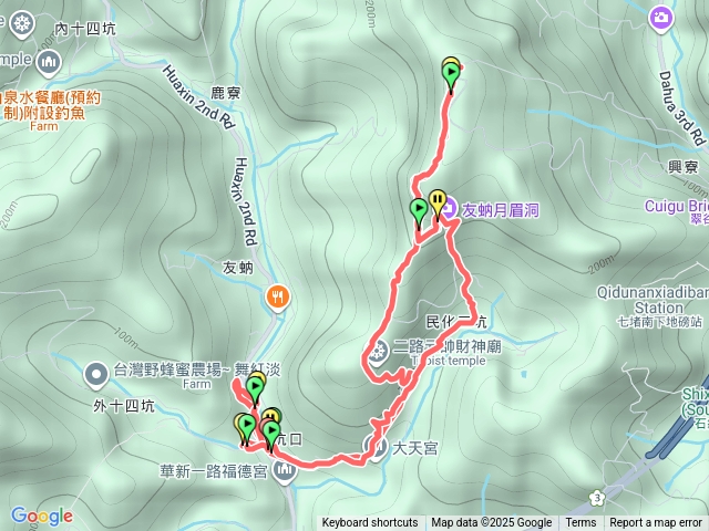 月眉洞、仙洞湖山、獨立坑步道