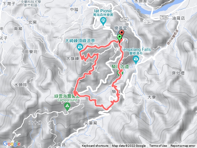 「古道巡禮」大山背山/騎龍山O型