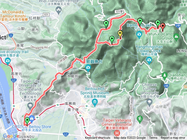 臺北大縱走第一第二段