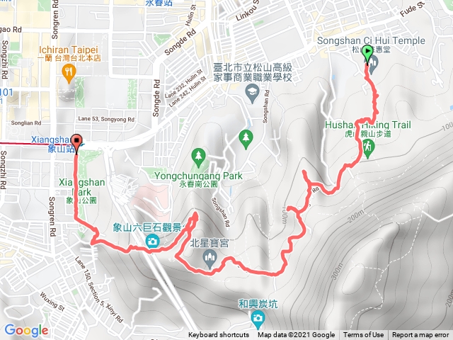虎象登山步道健行