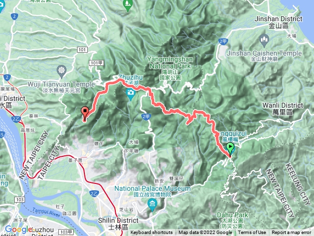 陽明山東西大縱走