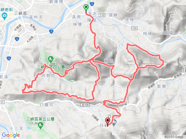 20191212 溪南尖, 王公坑山, 祖眉坑山