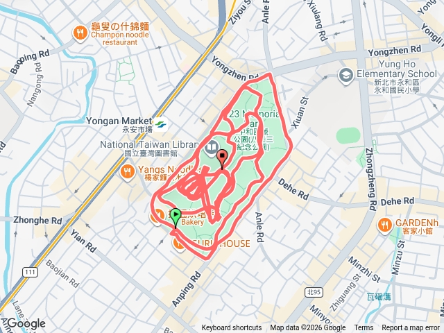 八二三紀念公園健走預覽圖