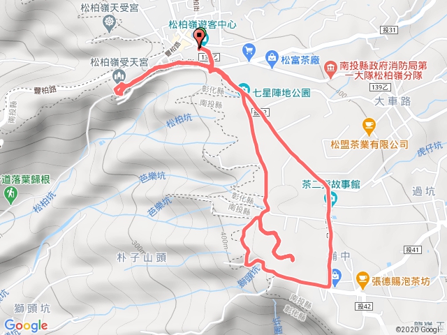 松柏坑山(三角點在茶之魔手內)