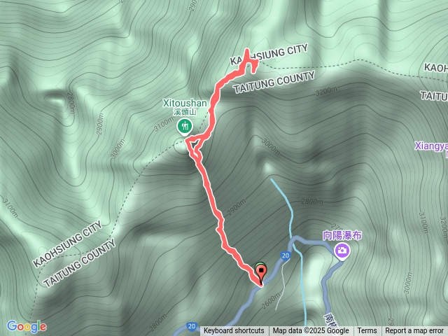 溪頭山連走魔保來山