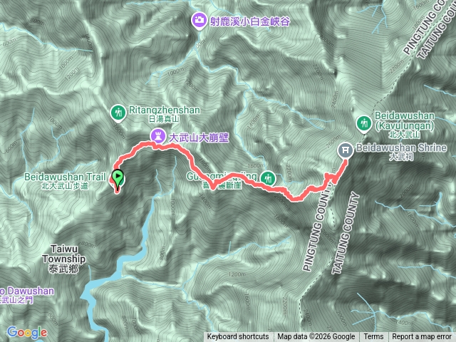 北大武#8單攻到大武祠預覽圖