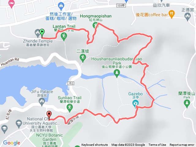 2023-3-30 蘭潭後山步道，紅毛埤山，山子頂山