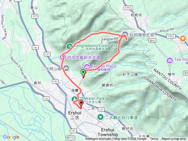 二水坑前廟口步道