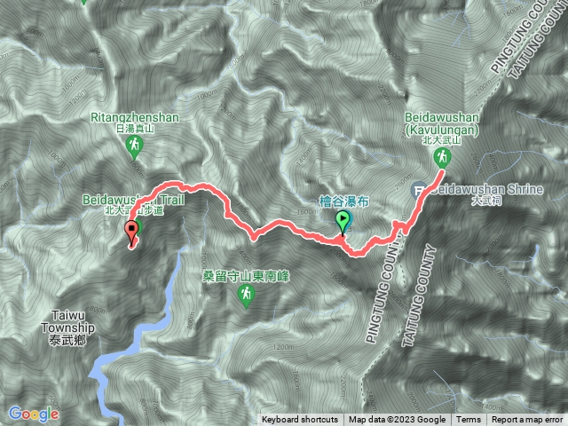 檜谷至三角點至登山口預覽圖