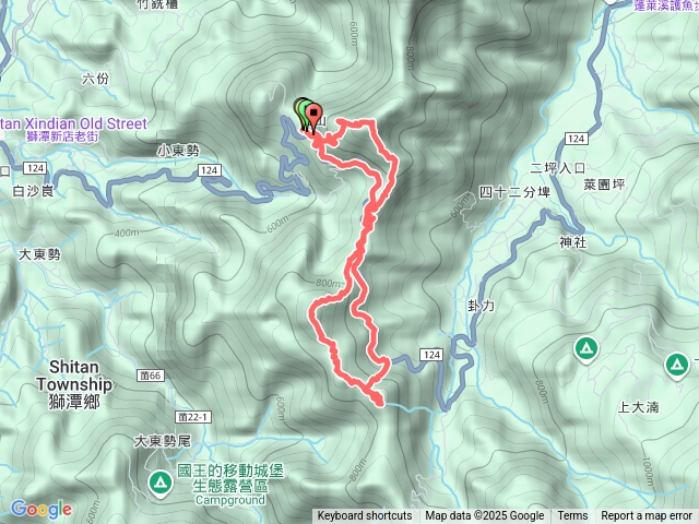仙山群峰八仙古道觀音山-雙O繞