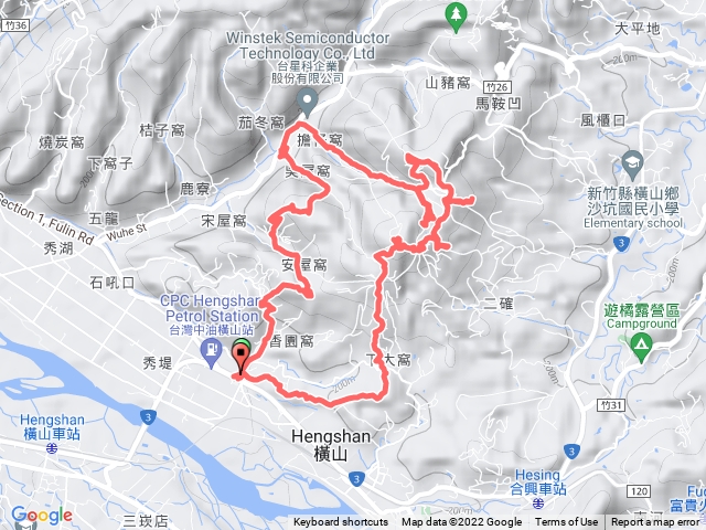 龍眼園窩山~沙坑山~大肚庄(山)...順時O繞