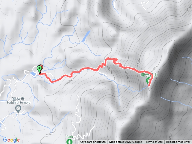 糖子恩山西稜（歐味思山莊）上糖子恩山綁繩