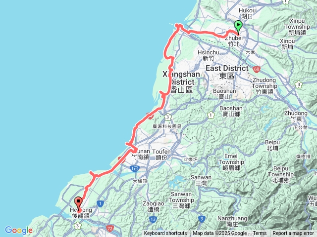 竹南海岸線單車