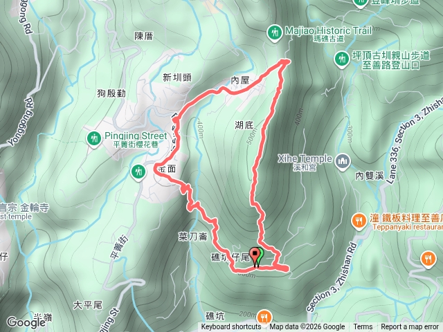 鵝尾山、平溪步道預覽圖