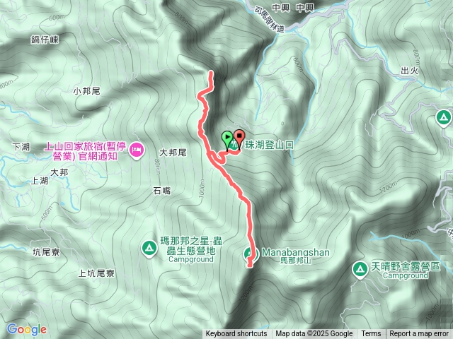 馬拉邦山珠湖線預覽圖