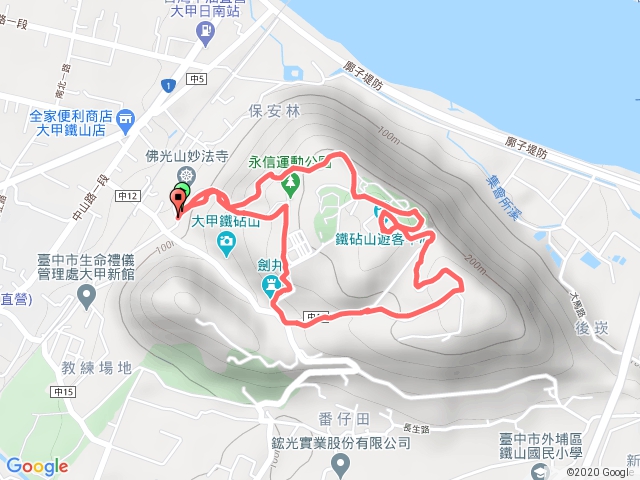 台中大甲鐵砧山