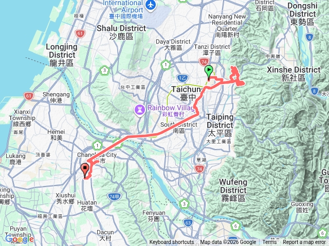 台中大坑繞一圈