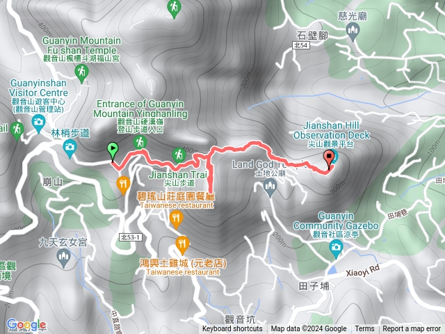 2024觀音觀鷹尋寶任務觀音山、尖山(占山)登山步道202406191616