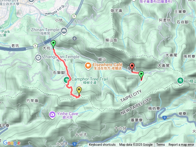 拖板嶺古道_三玄空山_圓山-貓空林道預覽圖