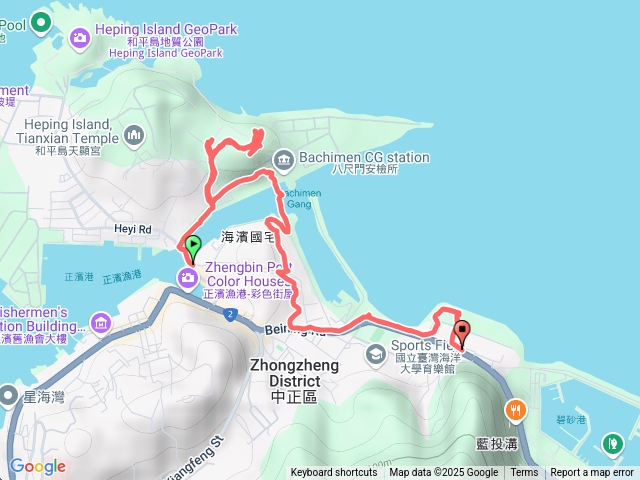 2025-07-12正濱漁港-社寮砲台-五分寮隧道-海大摩艾石