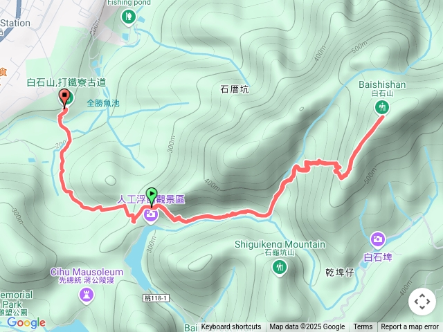 打鐵寮古道+白石山