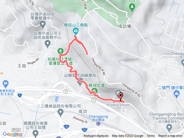 知高圳步道-學田山