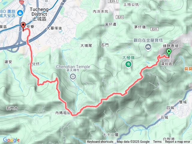 2025-0104 造鎮_五城山_天上山_三粒半_火焰山_慈惠堂_土城大潤發預覽圖