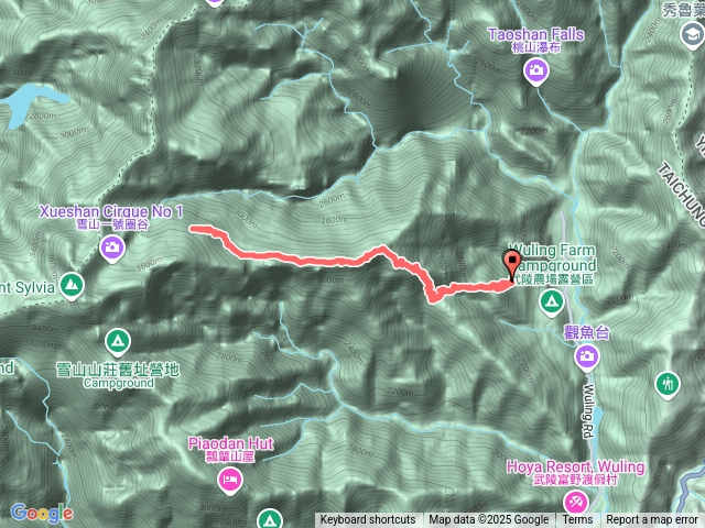 雪山東峰＋黑森林(冬季)