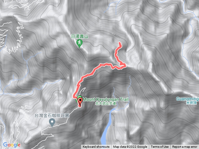 北大武新登山口＞水源重地