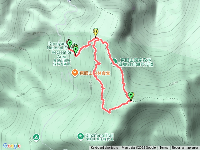 小百岳東眼山路徑