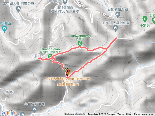 皇帝殿西峰到東峰O型