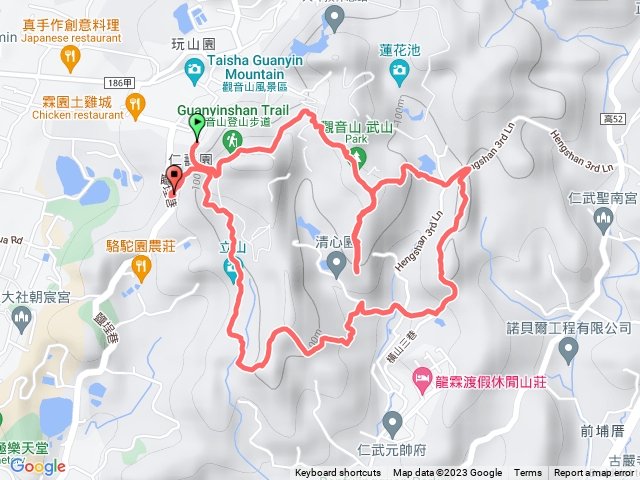 觀音山連峰順時針