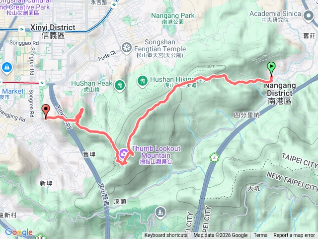 九五峰，南港山，南港山南峰，姆指峰，象山，2026_04_11預覽圖