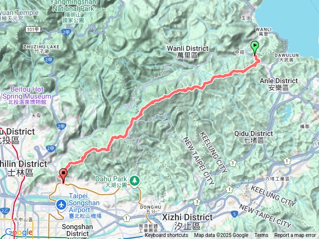 界寮縱走基隆到內湖預覽圖