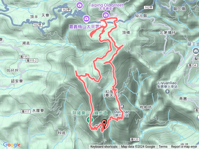 獨立山7連峰經過太平山莊預覽圖