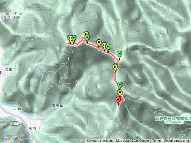 武界山-橫屏山-橫屏西峰-獅凸魯山